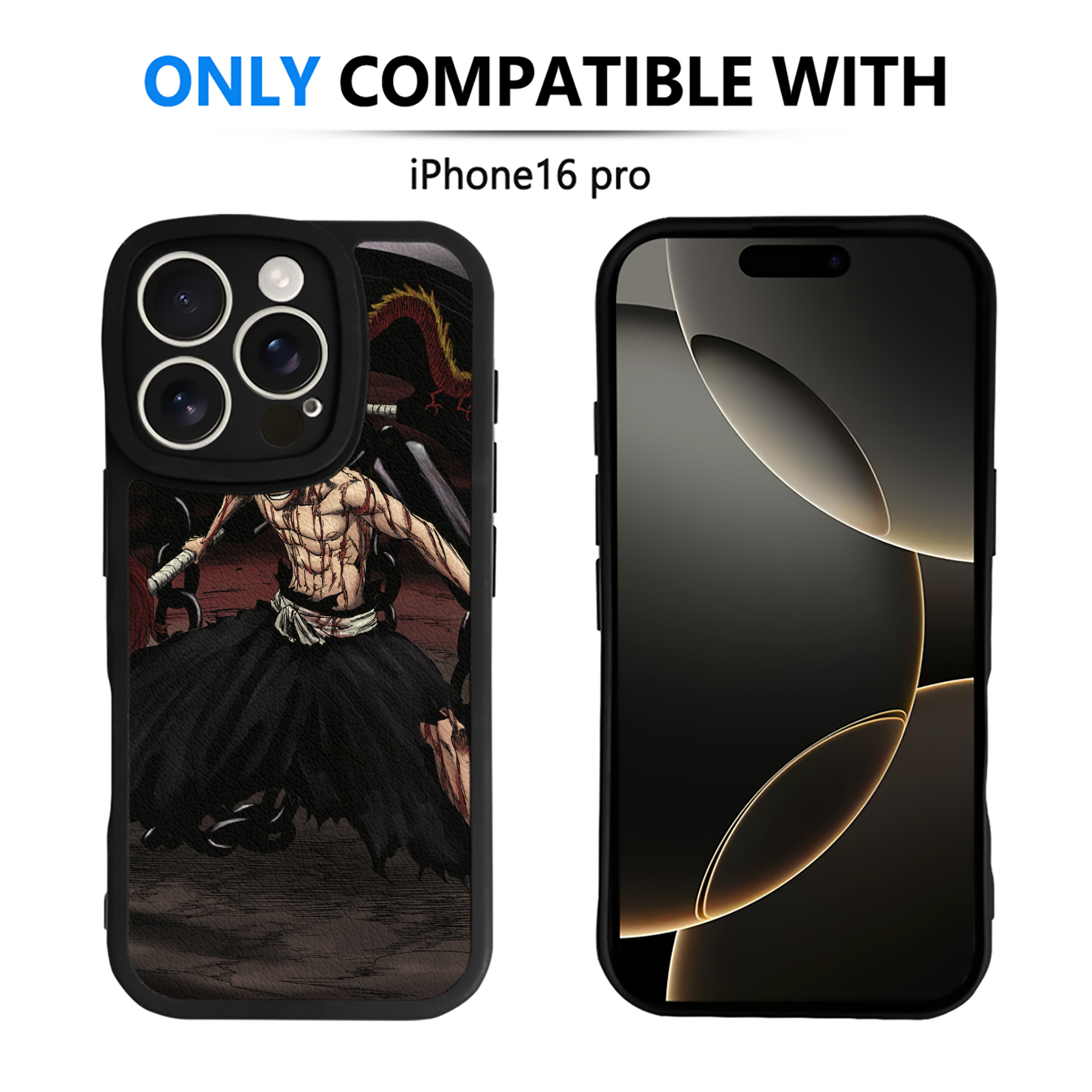 （画像用） ブリーチ BLEACH 【iPhone 16シリーズ対応】シリコンスマホケース（レザー調） 材質：シリコン